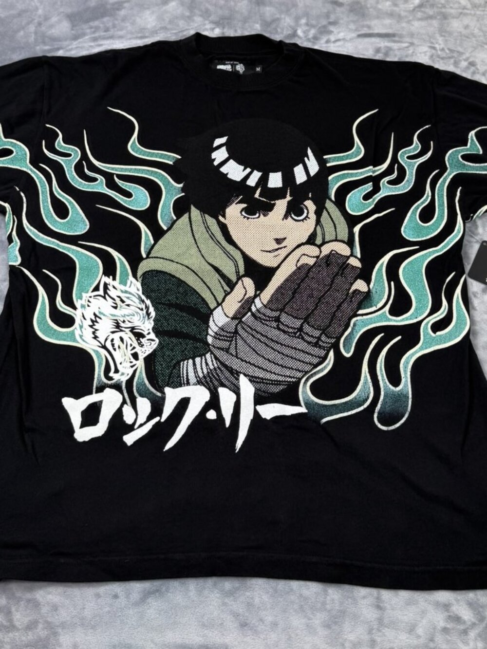 Darc Sport Rock Lee Naruto Shippuden Shirt Size M NWT